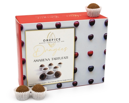 Confetto Pralina Orefice Dragees 500 gr Amarena Tartufati