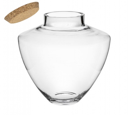 Terrarium Gigante Vetro Tappo Sughero Composizione Floreale Addobbi Matrimonio