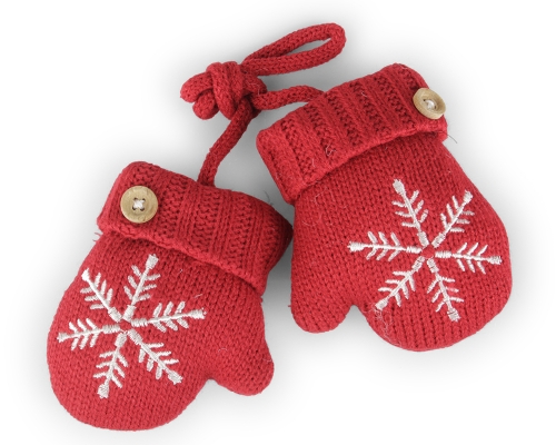 Guantini Decorativi Lana Pz 3 Composizione Creativa Natale