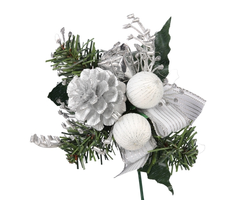 Pick Pigna Pz 6 Decorazioni Addobbi Albero Natale