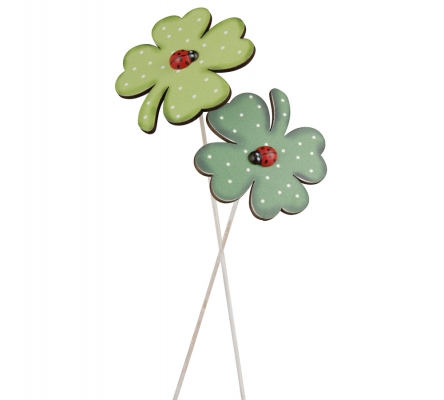 Pick Quadrifoglio Assortito Pz 20 Decorazioni Addobbi Primavera Pasqua
