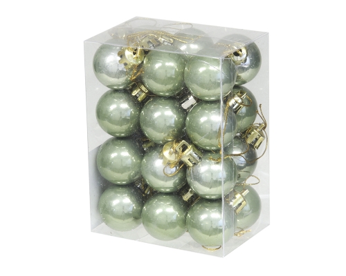 Box Sfere Mm 30 Pz 24 Decorazioni Addobbi Albero Natale