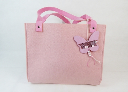 Borsa Tracolla Panno Lunch Lana Cotta