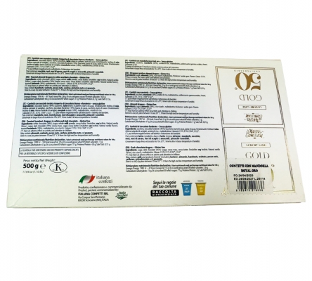 Confetto Mandorla Oro Gr 500 Maxtris Nozze Matrimonio