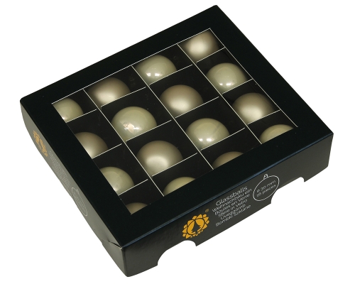 Palline Vetro Mm 30 Pz 16 Decorazioni Albero Natale