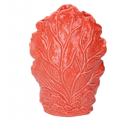 Vaso Corallo Ceramica 18x8 H 24 Decorazione Addobbi Matrimonio Linea Mare