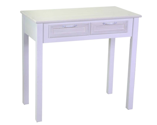 Mobiletto Console Liverpool 2 Cassetti Grandi Cm 80x40 H 74