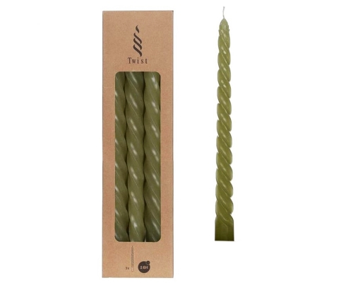 Candele Torciglione Cm 25 Durata 6 H Pz 3