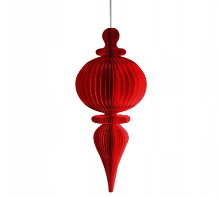 Decorazione Cartone Nido D'Ape Calamita D 35 H 80 Natale