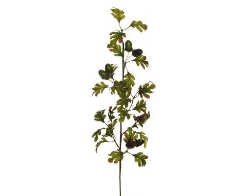 Ramo Ghiande Verdi Artificiale Composizione Floreale Addobbi Natale