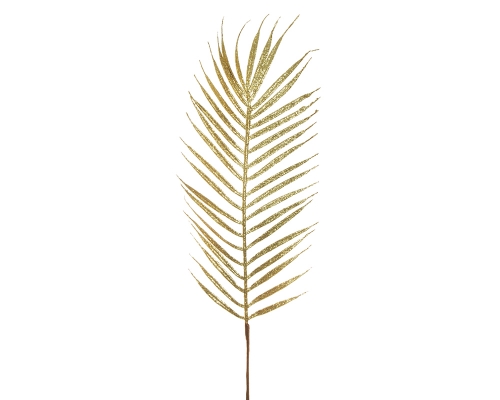 Ramo Areca Glitter Oro Pz 1 Decorazione Composizione Floreale Addobbi Natale