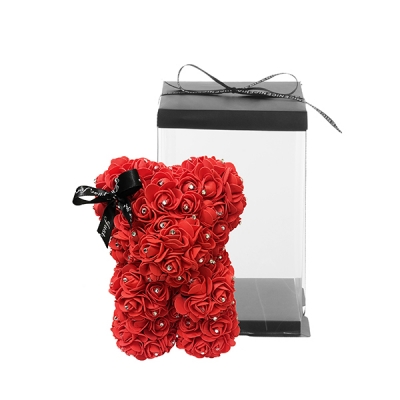 Teddy Bear cm 25 Strass Festa Innamorati Orsetti