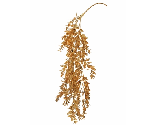 Cadente Boxwood Oro Cm 78 Decorazione Composizione Floreale Addobbi Natale