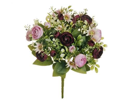 Busch Ranuncolino Misto Cm 37 Artificiale Composizione Floreale Celebrazioni Riti