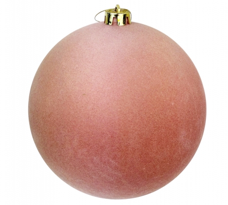Palle Di Natale Floccate Cm 15 Decorazioni Addobbi Albero Pz 1
