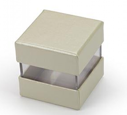 Scatolina Plexy Seta 5x5x5 Pz 4 Decorazioni Bomboniere Fai Da Te