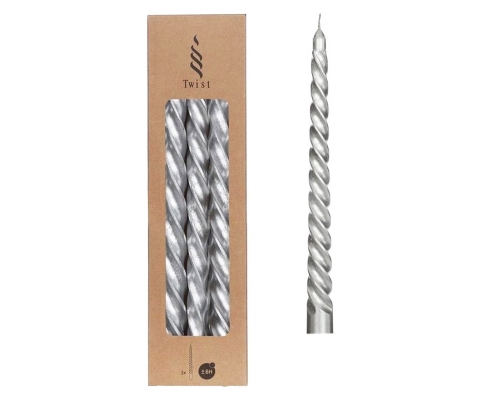 Candele Torciglione Cm 25 Durata 6 H Pz 3