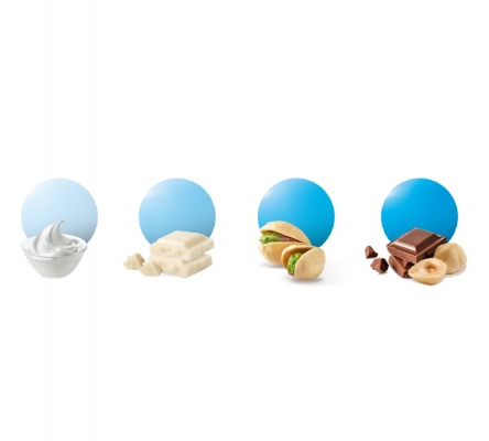 Maxtris Bon Bon Cream g 900 Eventi Battesimo Colorati Sfumati
