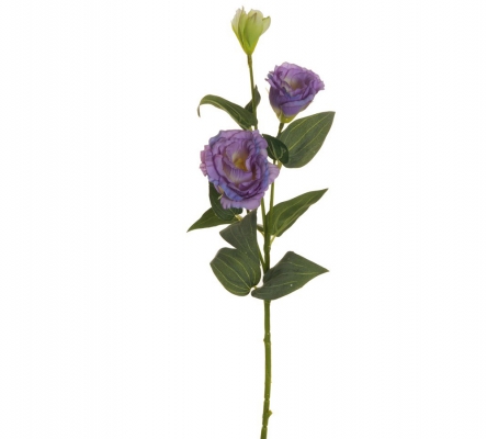 Lisianthus 2 Fiori 1 Bocciolo 71 Cm Fiori Artificiali Decorazione Composizione Lavanda