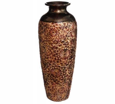 Vaso Fiorito Bronzo 15x41 Decorazioni Addobbi Allestimenti