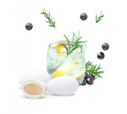 Confetto Maxtris Kg 1 Cioccomandorla Gusto Gin Tonic