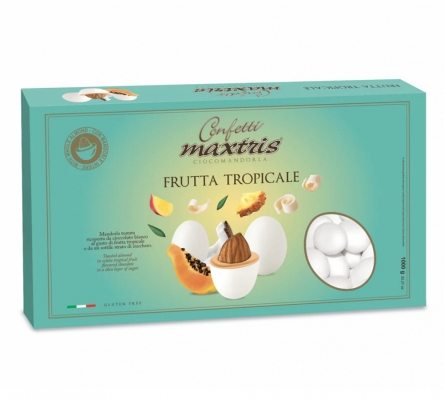 Confetto Maxtris Kg 1 Cioccomandorla Gusto Frutta Tropicale
