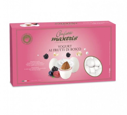 Confetto Maxtris Kg 1 Cioccomandorla Gusto Yogurt Frutti Bosco
