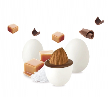 Confetto Maxtris Kg 1 Cioccomandorla Gusto Caramel Fleur De Sel
