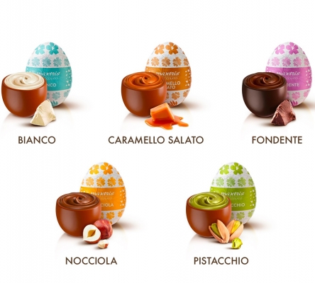 Villaggio Di Pasqua 550 Gr Maxtris Ovette Ripiene Primavera Pasqua
