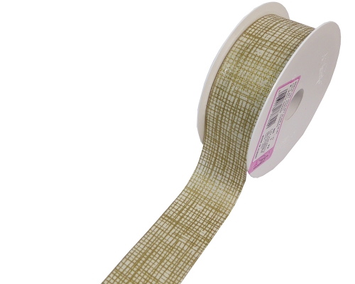 Nastro Tnt Gold 40x50 Fantasia Righe Composizione Creativa Natale