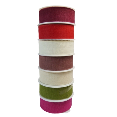 Nastro Linen Mm 40 Mt 20 Decorazione Bomboniere Fai Da Te