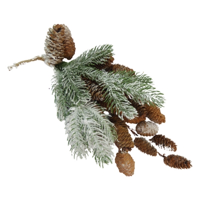 Cadente Pino Pigne Cm 43 Neve Appendere Decorazione Natale