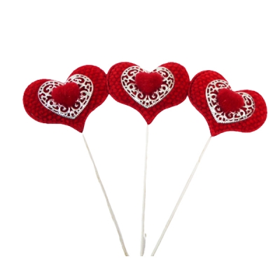 Pick Cuore Barocco Pz 15 Festa Innamorati Mamma