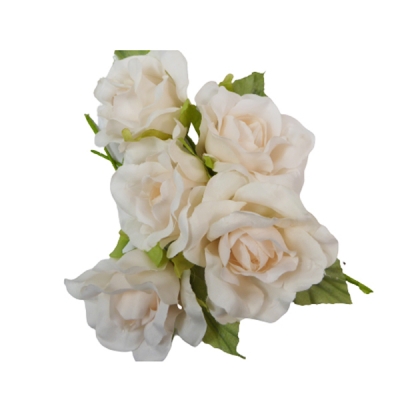 Rosellina Media Pz 10 Decorazione Primavera Pasqua Artificiale