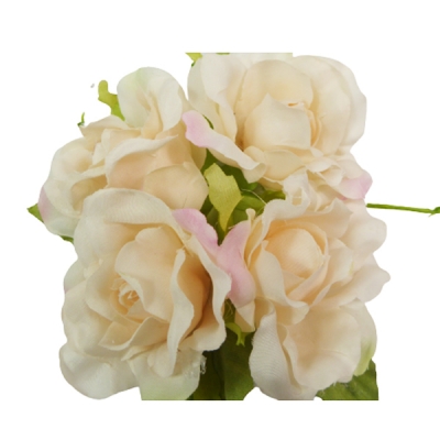 Rosellina Media Pz 10 Decorazione Primavera Pasqua Artificiale