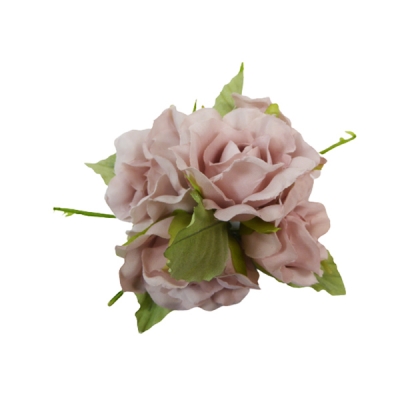 Rosellina Media Pz 10 Decorazione Primavera Pasqua Artificiale