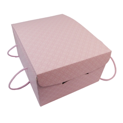 Scatola Segreto Rosa 27x24x12 Decorazione Primavera Pasqua
