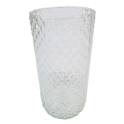 Cilindro Vetro Diamante D 10 H 20 Decorazione Matrimonio Wedding
