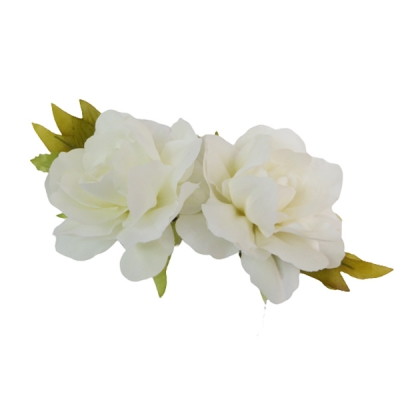 Rosa Con Foglia Pz 6 Decorazione Bomboniere Matrimonio Fai Da Te