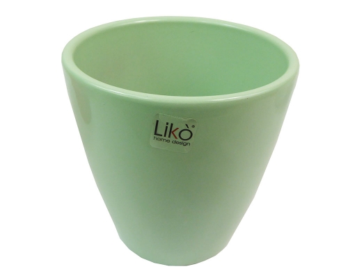 Vaso Shine D 14 H 14 Decorazione Composizione Floreale