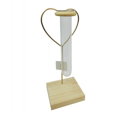 Cuore Struttura Legno Fiala Grande Festa Innamorati Mamma Decorazioni Addobbi