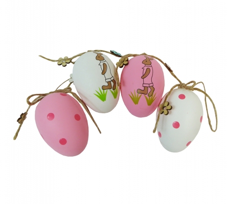 Tubo Uova da Appendere Pz 12 Decorazione Addobbi Primavera Pasqua