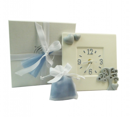 Bomboniere Matrimonio Nozze Scatola Orologio Cuori Albero Vita Avio