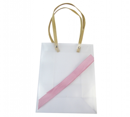 Set Bomboniere Testimoni Anniversario Alto Vaso Viso Femminile Confezione Sacchetto