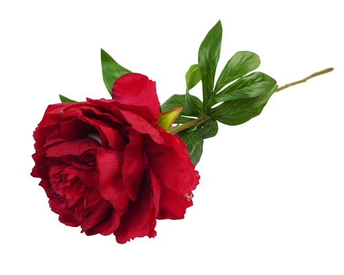 Peonia Singola Cm 60 Artificiale Composizione Floreale