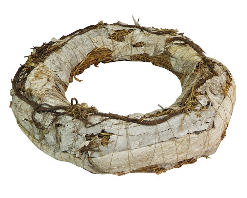 Coroncina Corteccia Rametti D 30 Composizione Floreale Primavera Pasqua