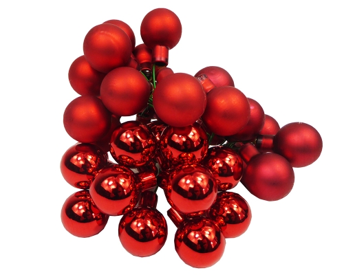 Palle Natale Vetro Stecco Combi Cm 2 Pz 144 Colorate