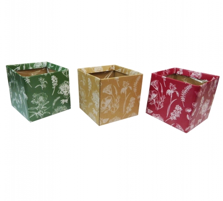 Scatola Simply 10.5x10.5x10 Pz 10 Decorazioni Primavera Pasqua