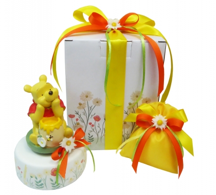 Bomboniere Ogni Occasione Winnie The Pooh Carillon Sacchetto Box