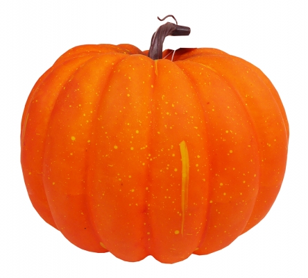 Zucca Arancio D 20 H 17 Decorazioni Addobbi Artificiale
